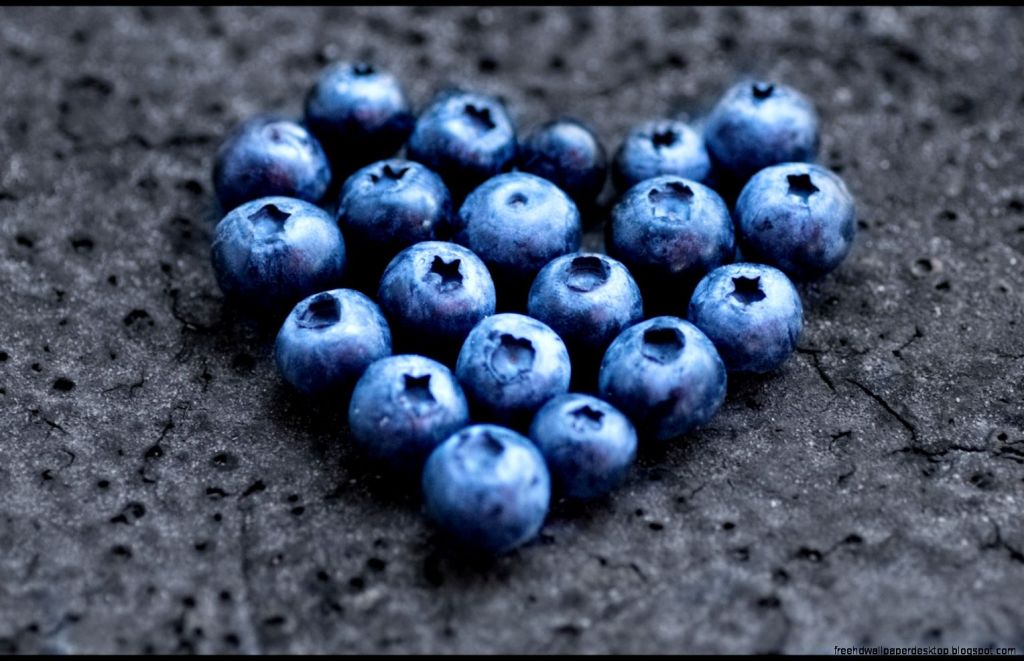 blueberry heart